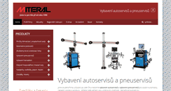 Desktop Screenshot of miteral.cz